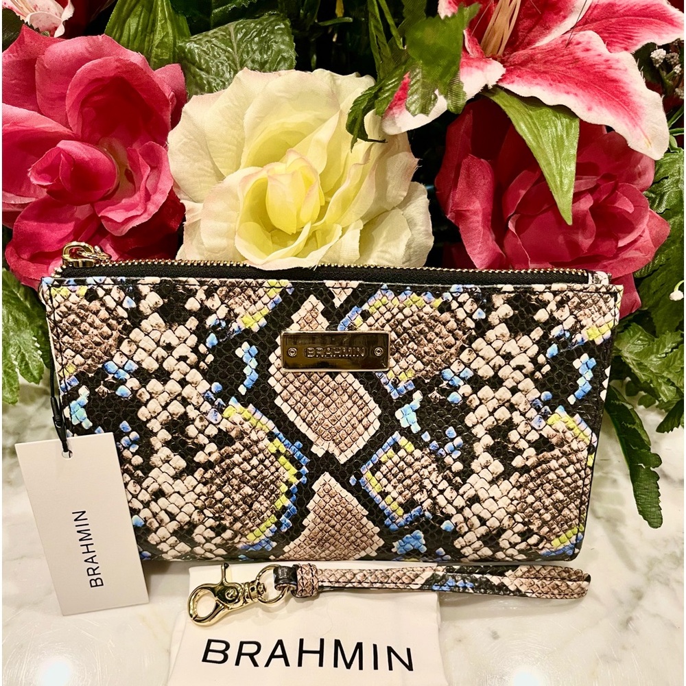 BRAHMIN Millie Mirage Monterrey Wristlet.